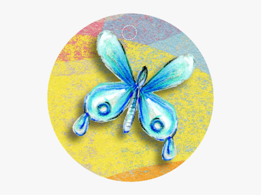 Imagenes De Mariposa En Circulo, HD Png Download