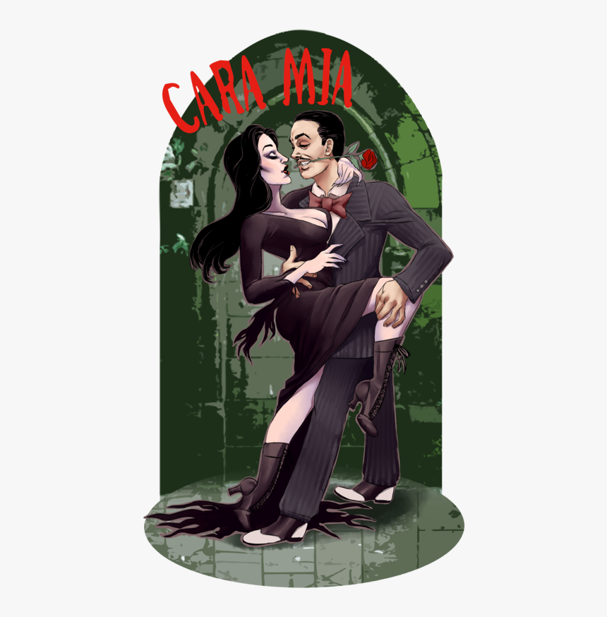 Famille Addams Cara Mia, HD Png Download