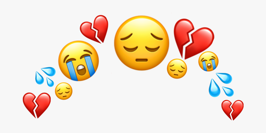 #sticker #sticker #crown #emoji #emojis #emojicrown - Crying Emoji Crown, HD Png Download