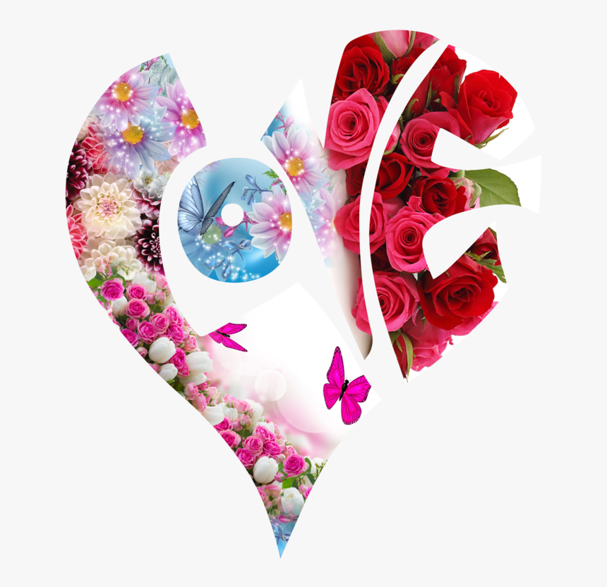 Lovely Flowers In By - Love Lovely Flower, HD Png Download
