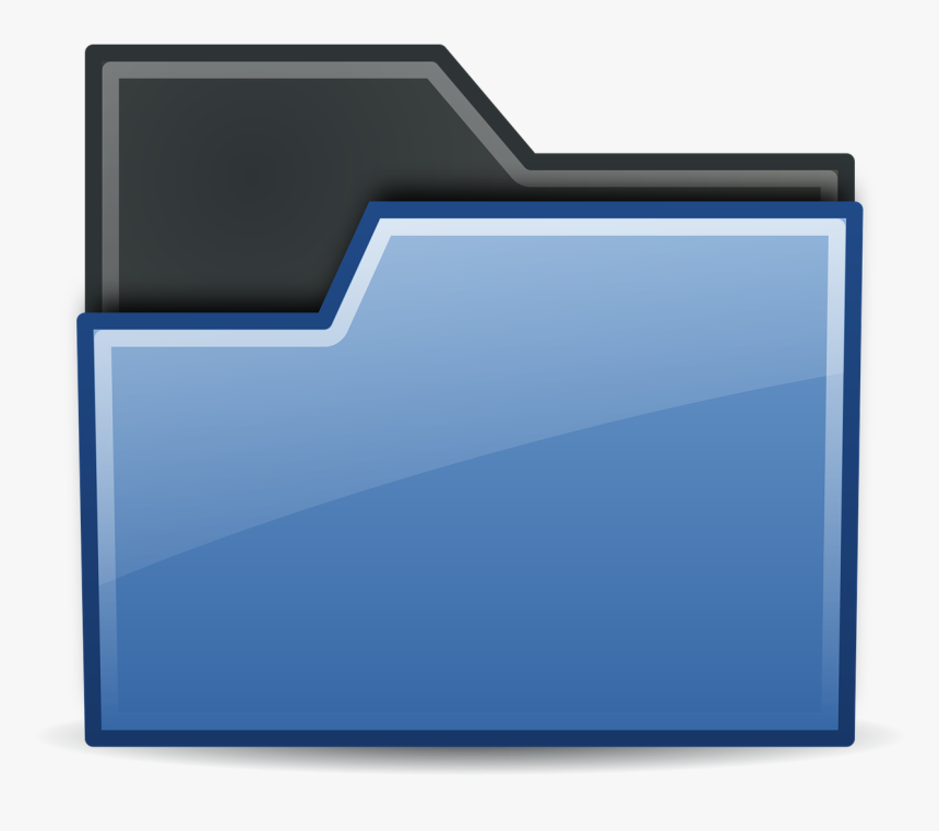 Blue Folder Icons Free Photo - Pasta Roxo Icon Png, Transparent Png