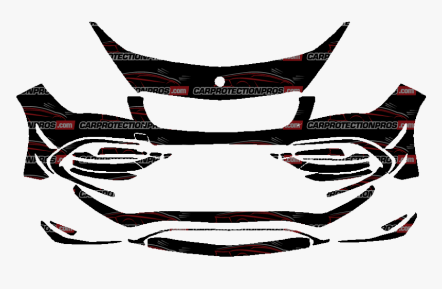 2017-2019 Mercedes Cla 250 45 Amg 3m Clear Bra Front - Illustration, HD Png Download