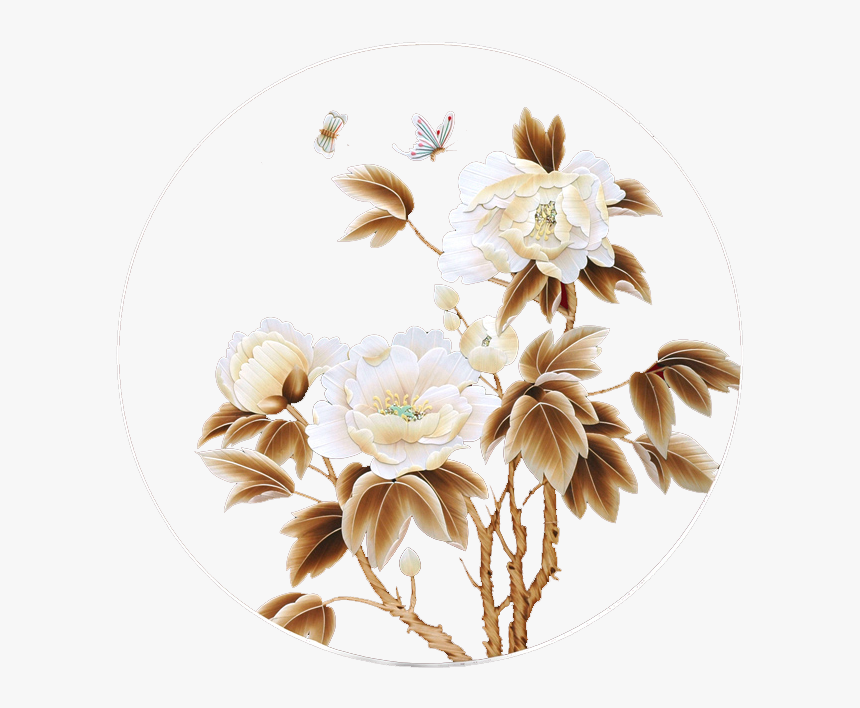 精美的中国传统芦苇杆绘画艺术（二） - Artificial Flower, HD Png Download