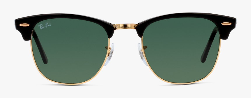 Rb3016 Clubmaster W0365 Black/green - Ray Ban Clubmaster, HD Png Download