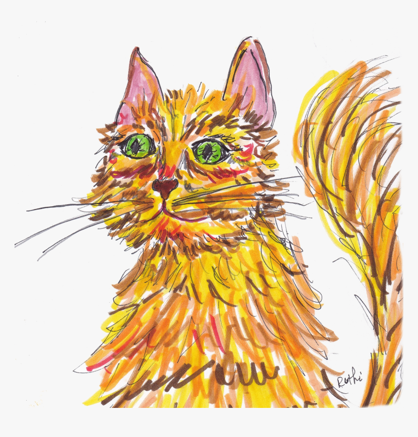 Domestic Short-haired Cat, HD Png Download