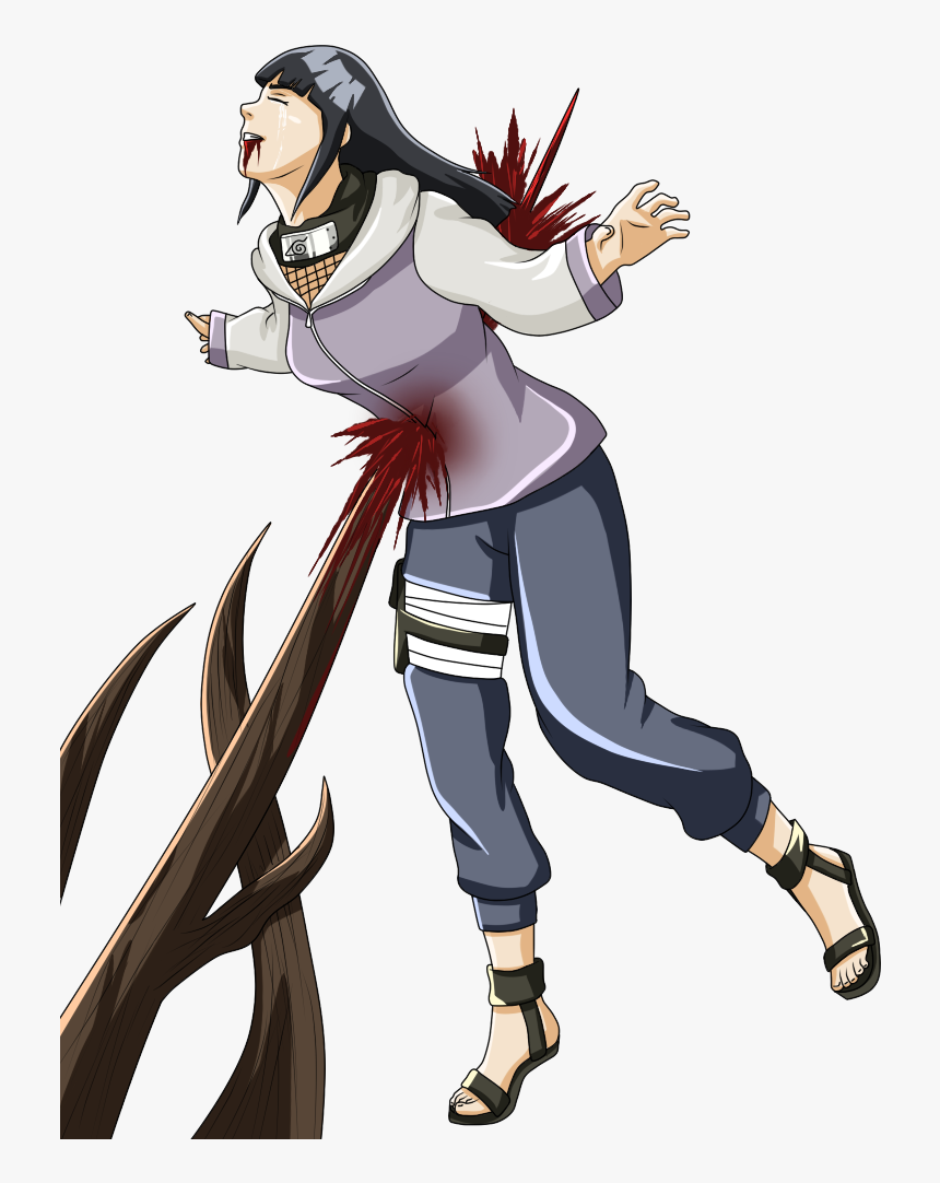 Hinata Dying, HD Png Download