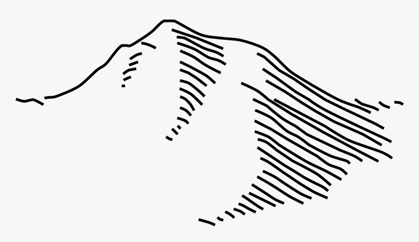 Transparent Mountain Drawing Png - Mountain Clip Art, Png Download