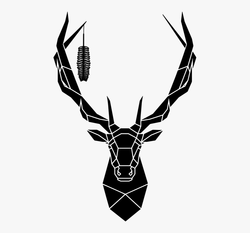 Drawn Transparent Deer Skull, HD Png Download