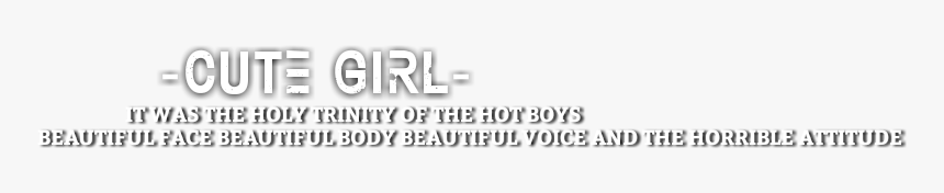 Hot Png Text For Girl, Transparent Png