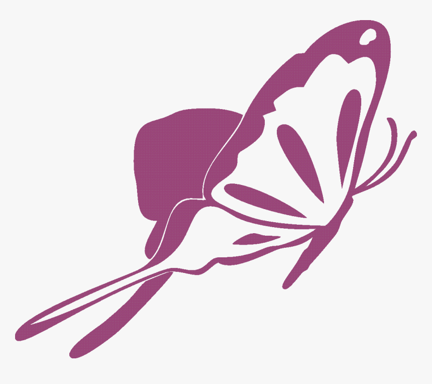 Simple Butterfly Clipart At Getdrawings - Butterfly In Graphic, HD Png Download