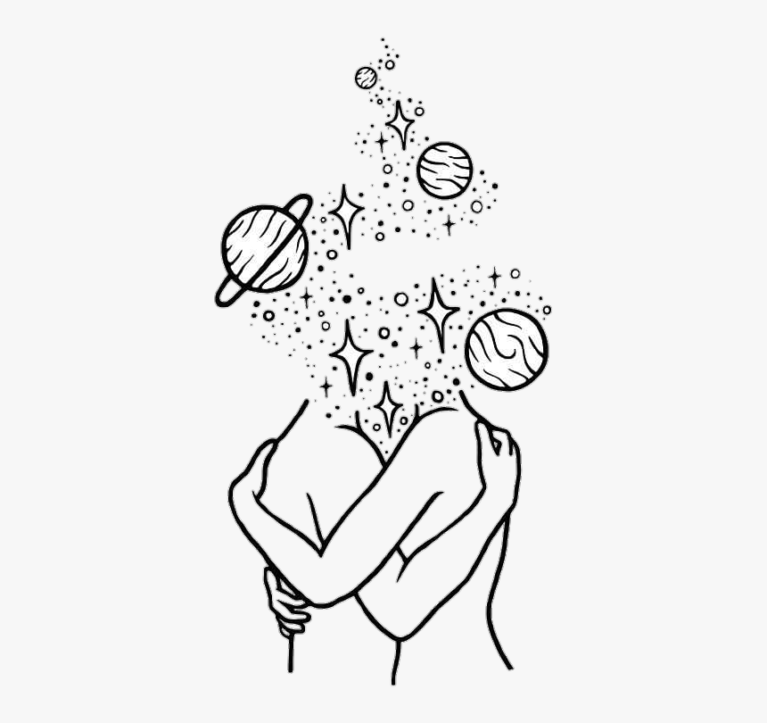 #space #milkyway #lovers #love #stars #planet #sparkle - Love Always Wins Tattoo, HD Png Download