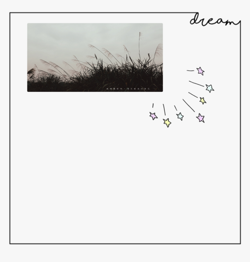 #aesthetic #black #darktheme #border - Grass, HD Png Download