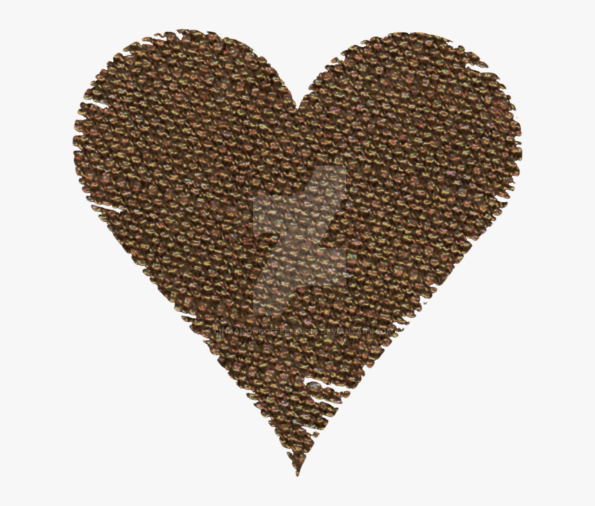 Burlap Heart Clipart By Cinnamoncoffeestudio On Deviantart - Heart, HD Png Download