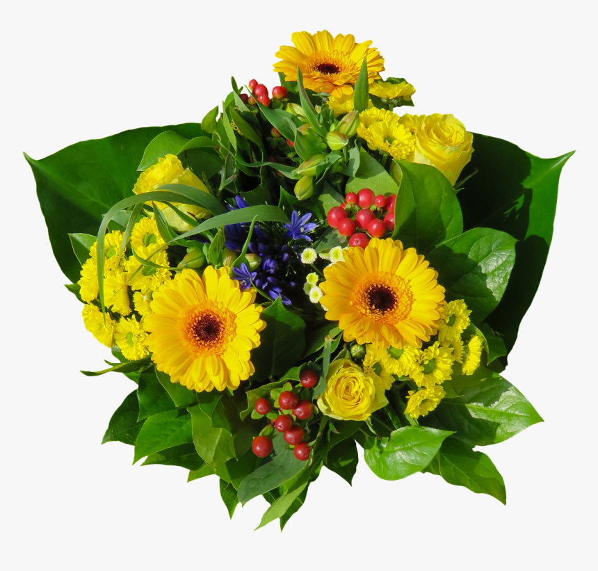 Flowers Bouquet Isolated - Flower Bouquet Isolated, HD Png Download