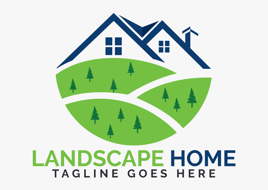 Landscape Home Logo Design - Village Logo Png, Transparent Png