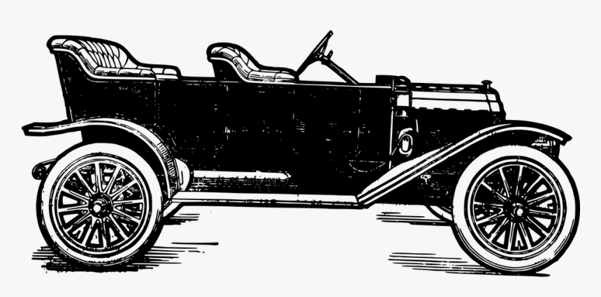 Old Automobile Clip Art, HD Png Download
