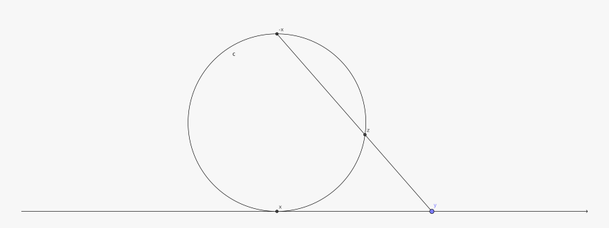 Homeomorphism Between Real Line And Punctured Circle - Circle, HD Png Download