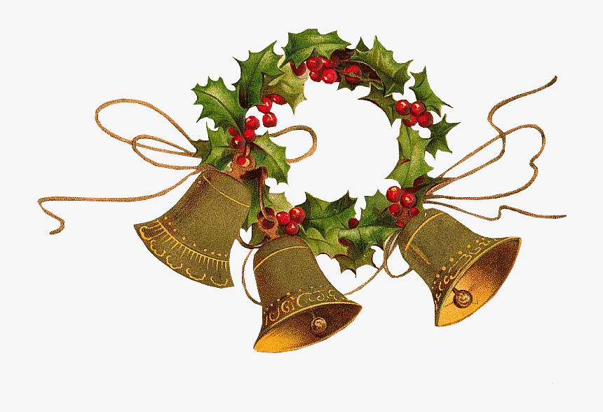 Jingle Bells Vintage Transparent Png - Moving Christmas Bells Gif, Png Download