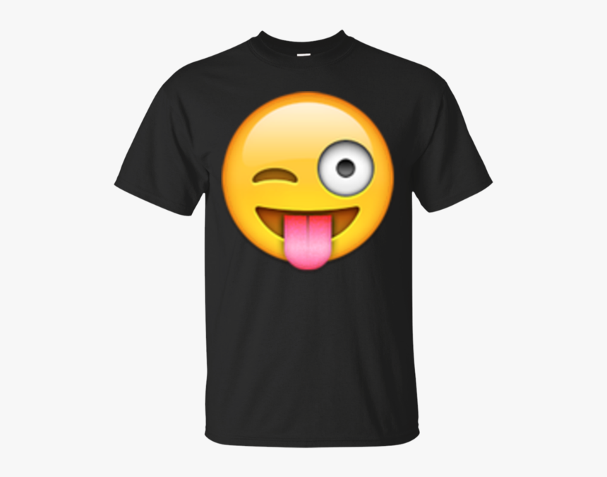Face With Stuck Out Tongue And Winking Eye T Shirt - Houston I Have A Drinking Problem, HD Png Download