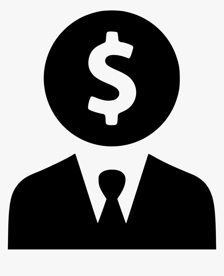 User Person Businessman Account Dollar - Emblem, HD Png Download