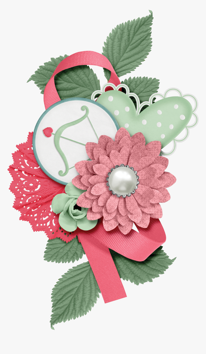 Digital Scrapbooking Flowers, HD Png Download