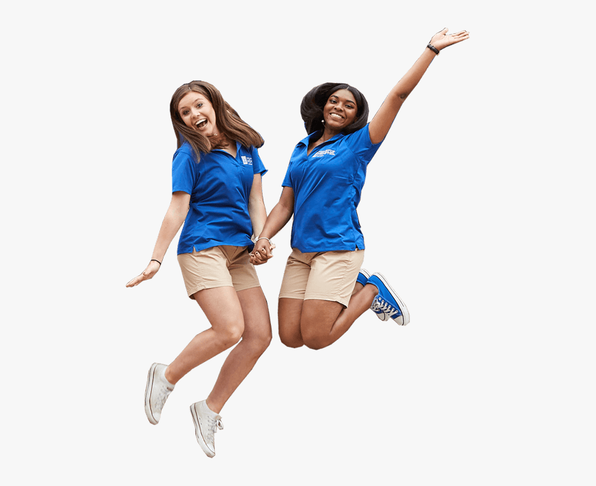Happy Jumping African American Png, Transparent Png