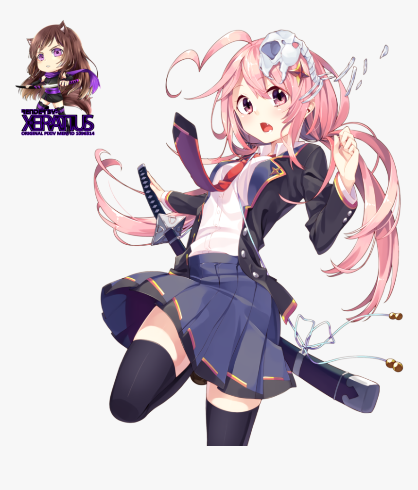 Anime Girls Renders Png, Transparent Png
