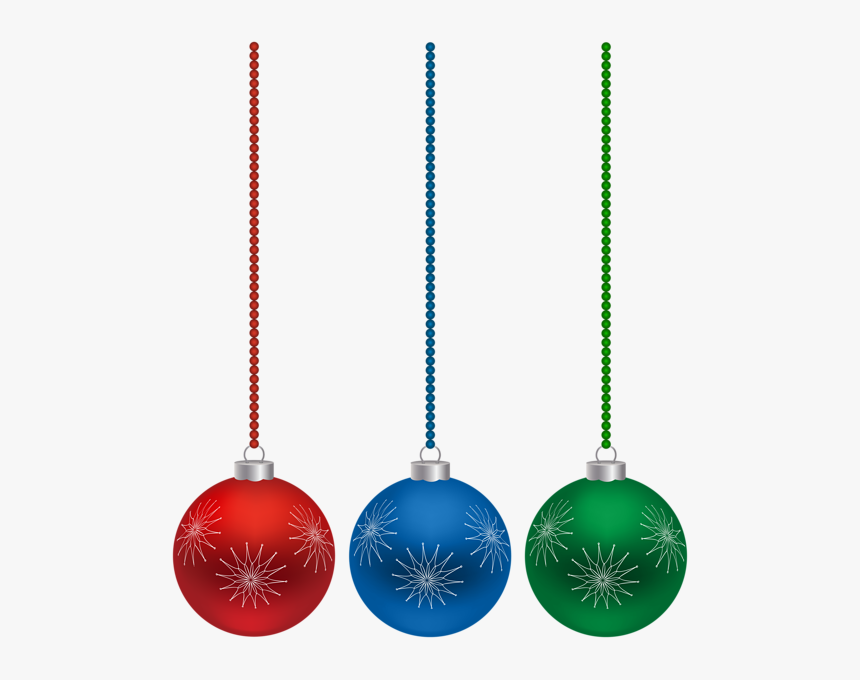 Christmas Hanging Balls Png, Transparent Png