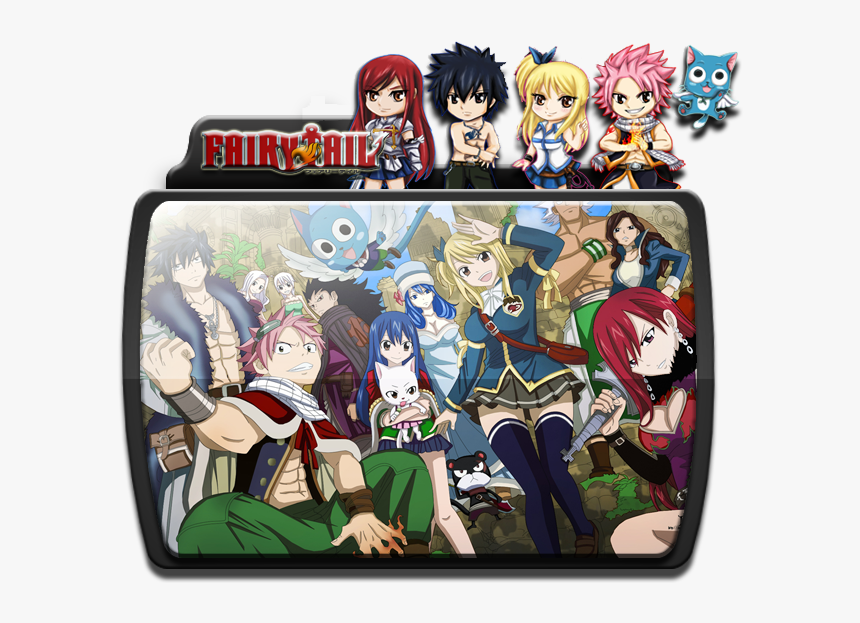Download Icon Folder Anime Fairy Tail, HD Png Download