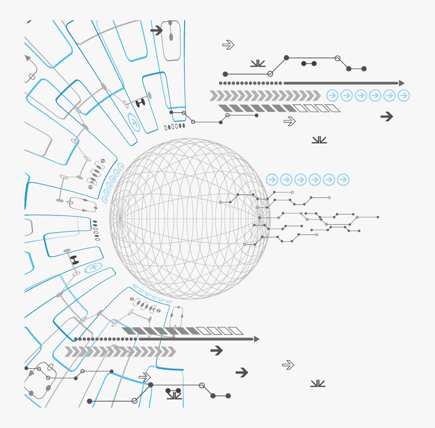 Dynamic Line Fashion Technology Free Download Png Hq - Background Technology, Transparent Png