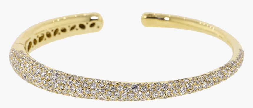 Kwiat Cobblestone Collection Diamond Pave Bangle In - Bangle, HD Png Download