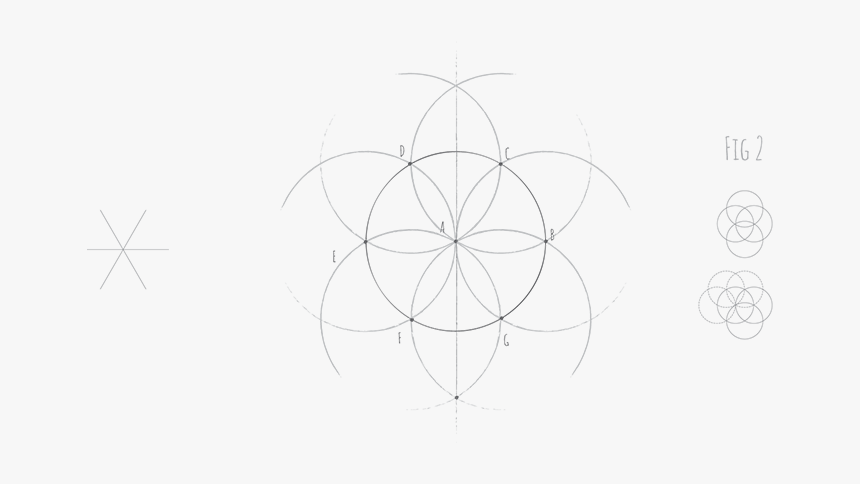 Hexagon Fig - Line Art, HD Png Download