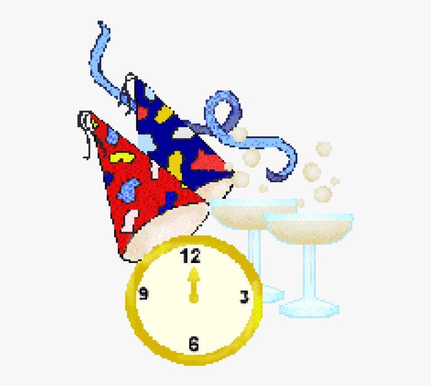 Buck Clipart Buck Doe - Clip Art Eve New Years Clock Clipart, HD Png Download