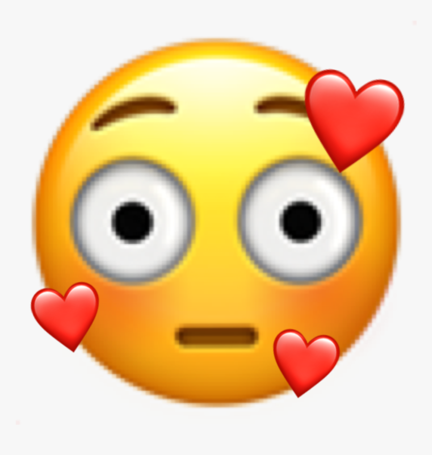 #crush #emoji #heart #timido #corazon #love #amor #freetoedit - Cartoon, HD Png Download