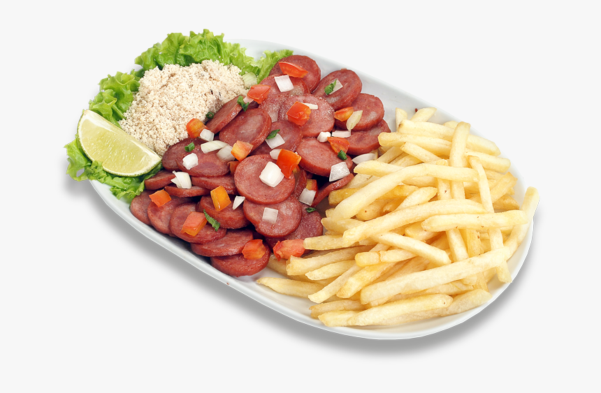 Porção De Calabreza C/ Batata - Porção De Boteco Png, Transparent Png