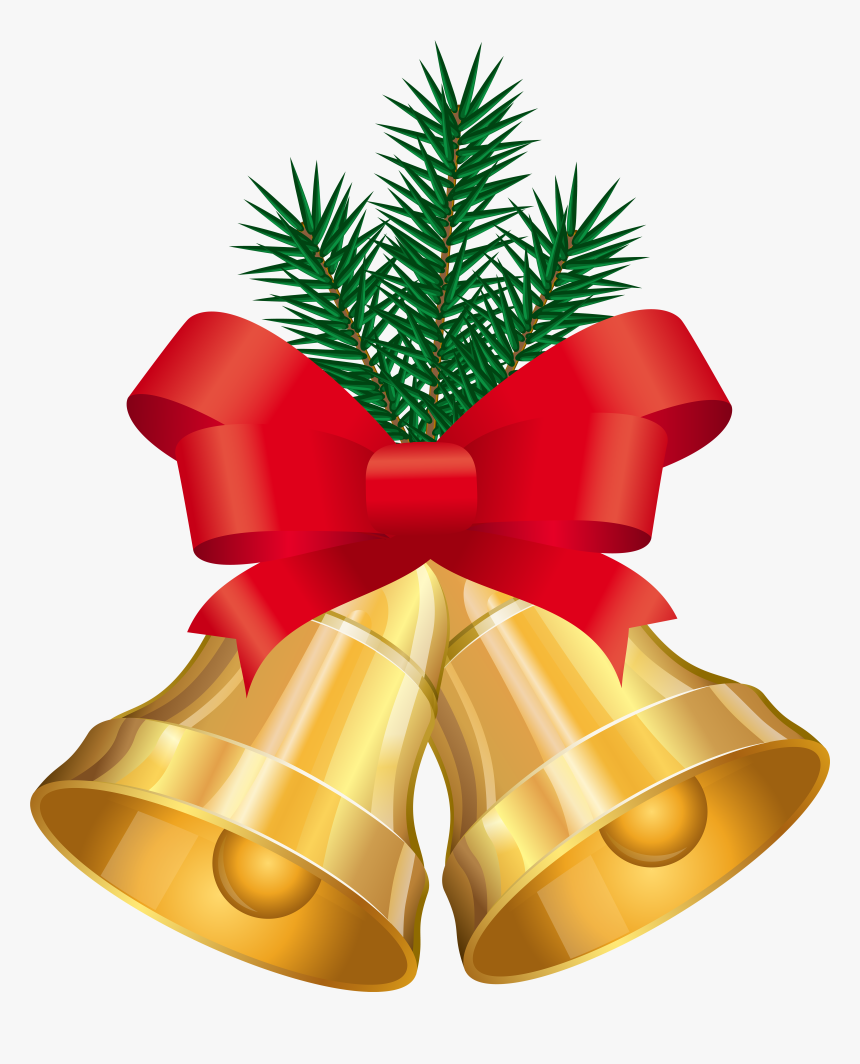 Christmas Bells Transparent Png Clip Art Image Png, Png Download