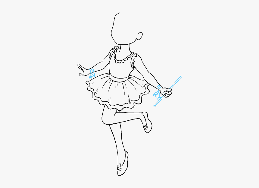 How To Draw Fairy - Line Art, HD Png Download