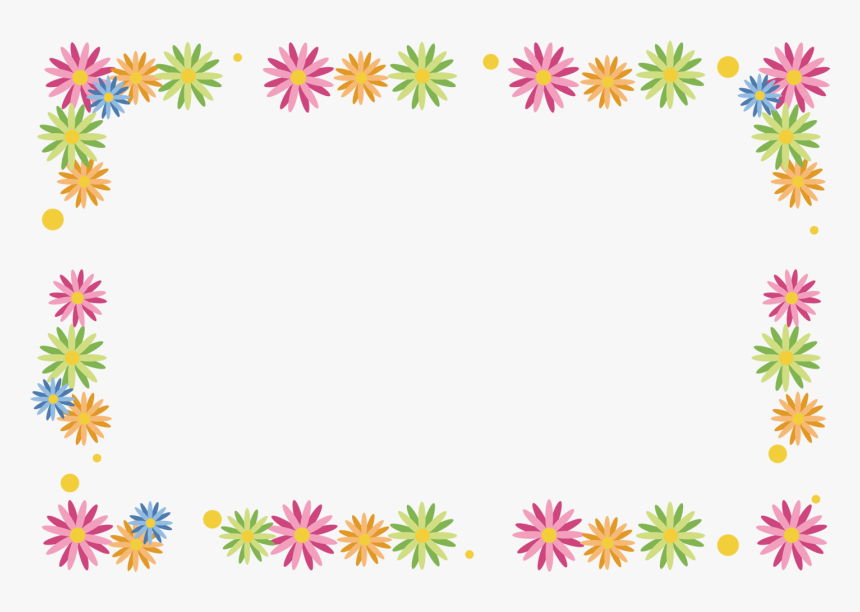 Flower Design Group Httpwwwillustaicomdatas - Marcos De Foto Dibujos Animados, HD Png Download