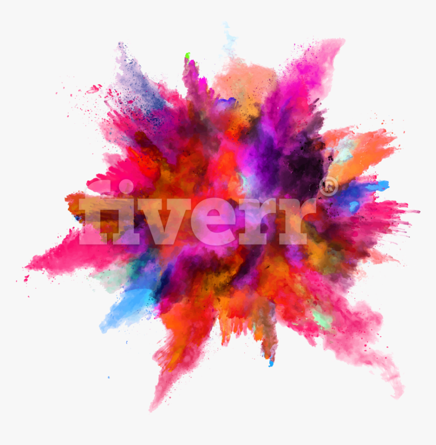 Color Powder Explosion Png , Png Download - Color Splash Png, Transparent Png