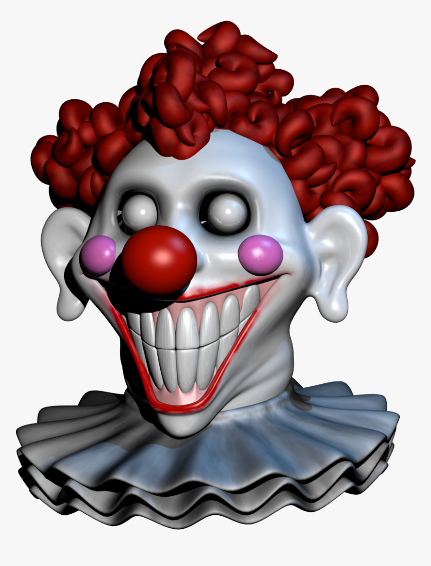 Sublime Drawing Clown Clip Free Stock - Freddy Fazbear's Pizzeria Simulator Clown, HD Png Download