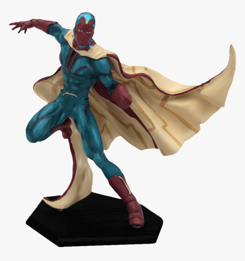 Vision Age Of Ultron Metal Miniature - Vision Dynamic Poses Marvel, HD Png Download