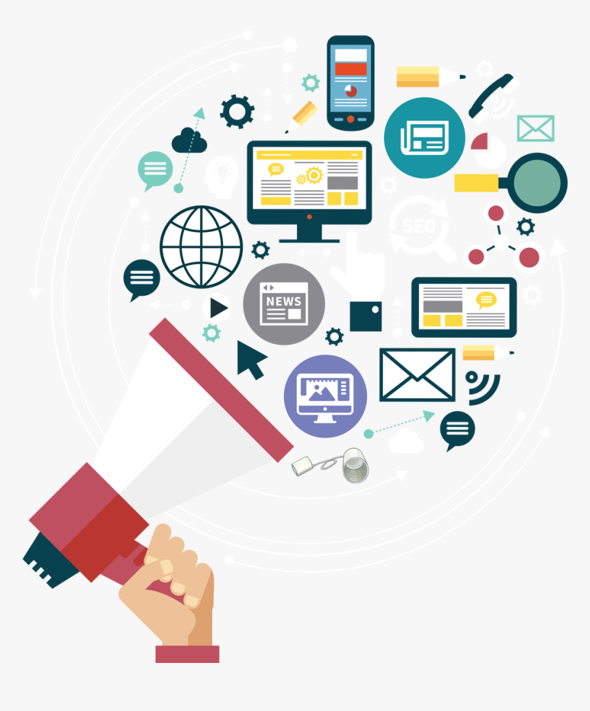 Digital Marketing Png, Transparent Png
