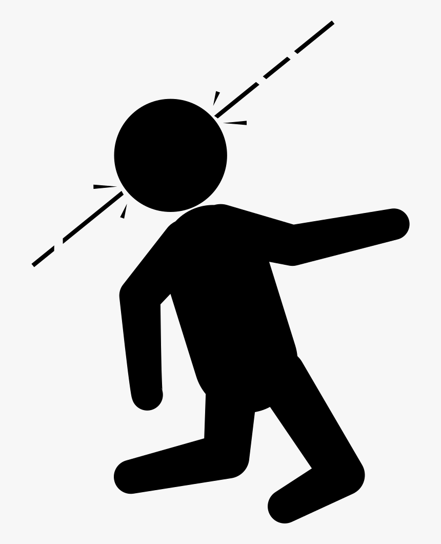 Silhouette Person Drawing Computer Icons - Disparos En La Cabeza Animados, HD Png Download