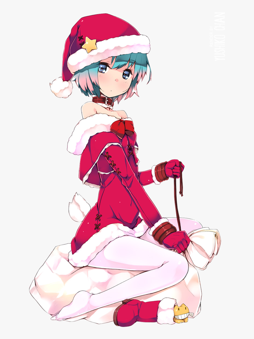 Anime Girl Merry Christmas, HD Png Download