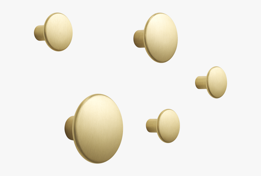 Dots Metal - Set - Brass - Muuto Dots Brass, HD Png Download