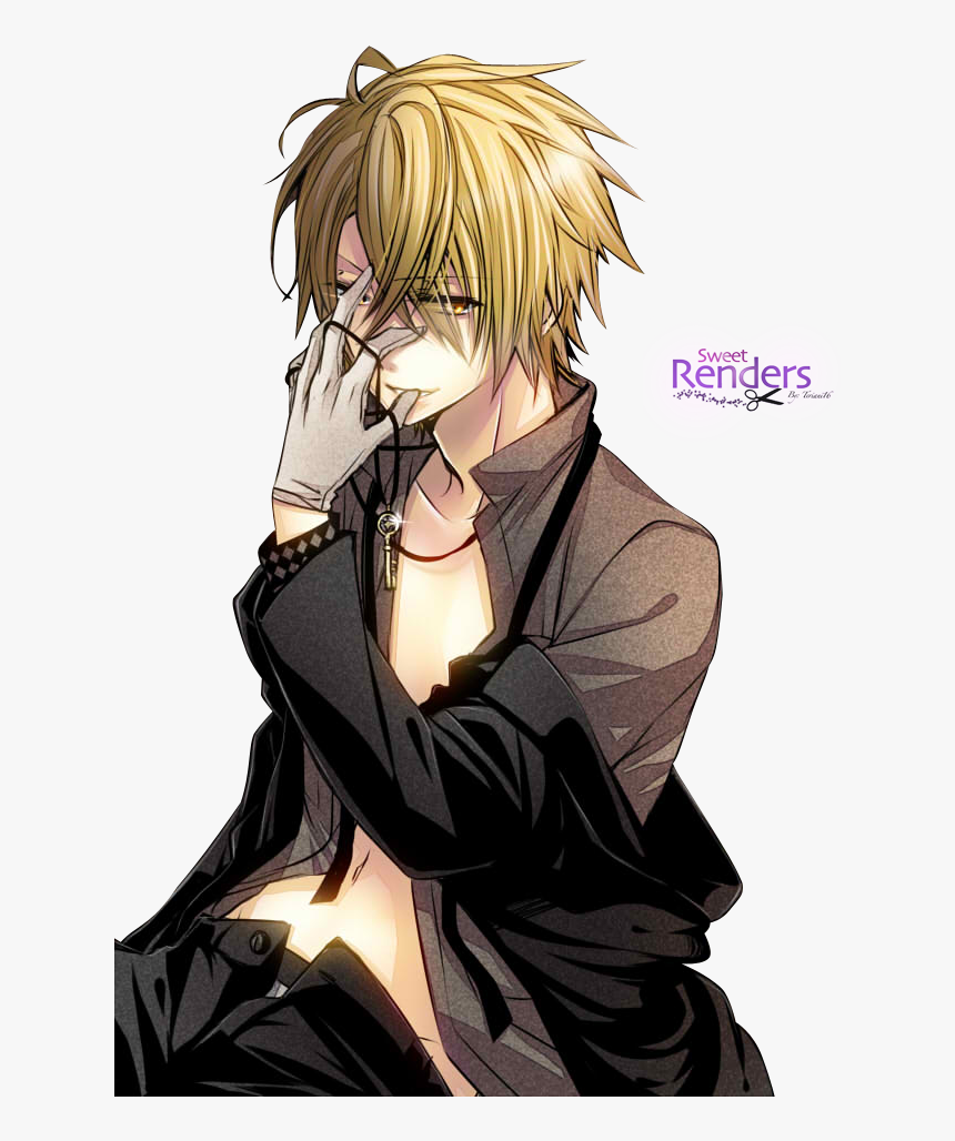 Anime Blond Hot Boy, HD Png Download