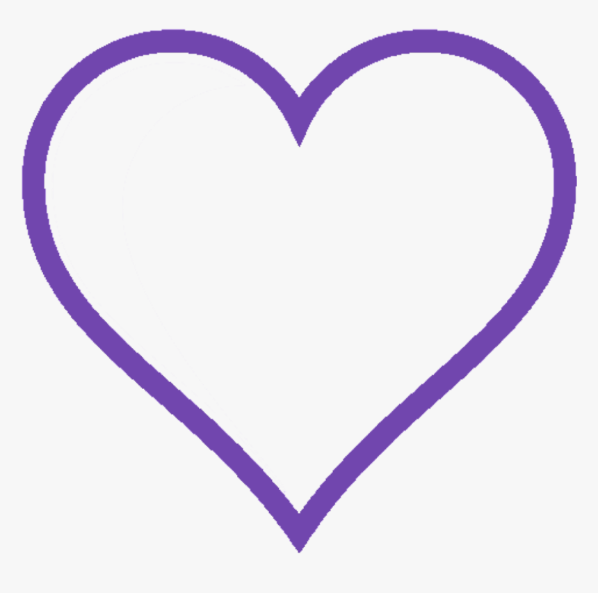 I Thought That The Blue Was Too Harsh - Outline Black Heart Png, Transparent Png