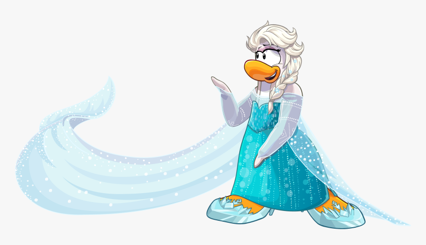 Elsa Frozen Club Penguin, HD Png Download
