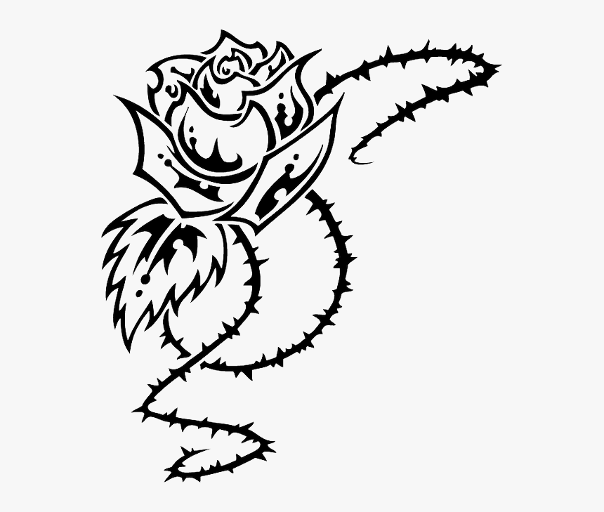 Rose Tribal, HD Png Download