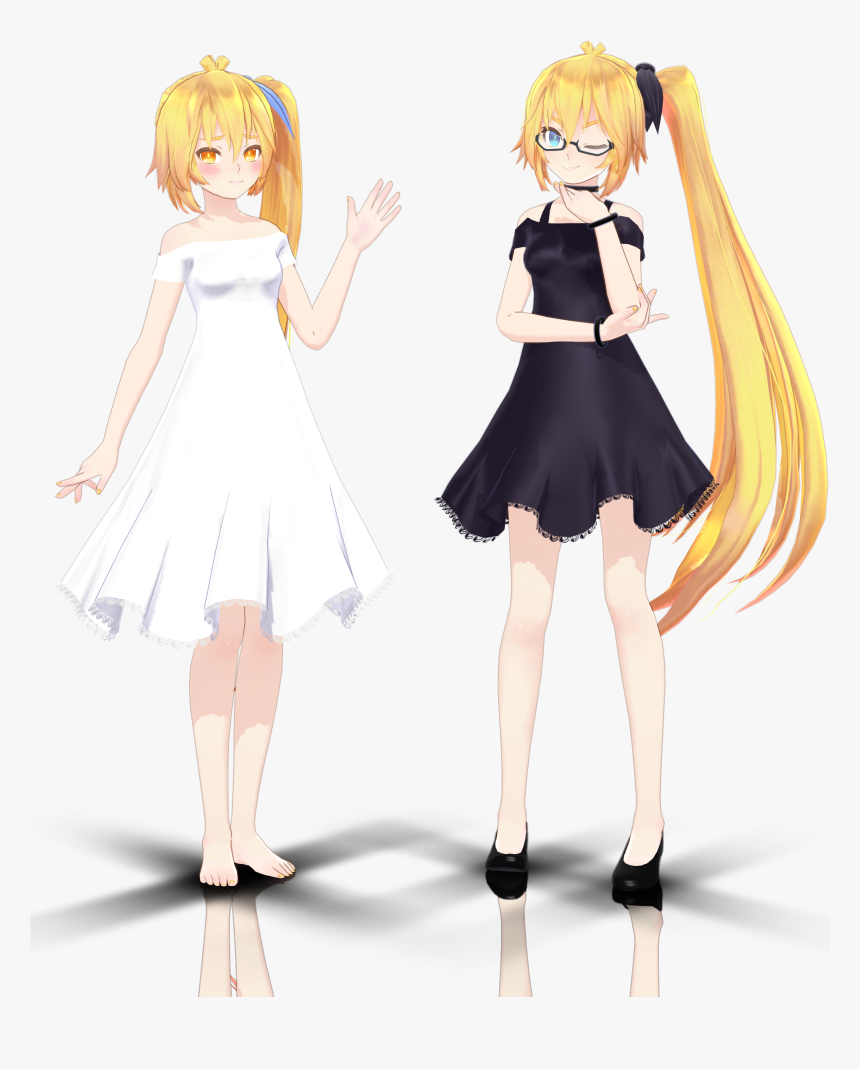 Akita Neru Mmd Model, HD Png Download